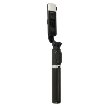 Kijek do selfie z pilotem Bluetooth statyw tripod lampka LED czarny