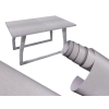 Folia okleina rolka aluminium imitująca metal metalic szczotkowana szara 1,52x30m