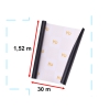 Folia rolka carbon 3D czarna 1,52x30m