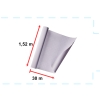 Folia okleina rolka aluminium imitująca stal metalic szczotkowana srebrna 1,52x30m