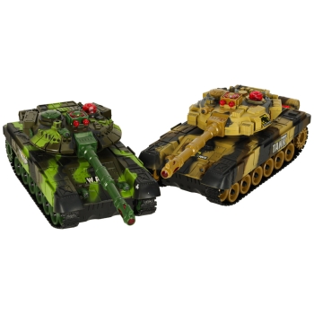 Czołgi zdalnie sterowane na pilota RC War Tank 9993 2,4GHz zestaw 2 sztuk