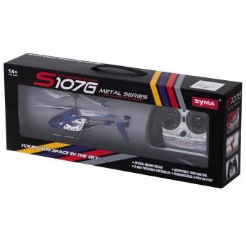 Helikopter zdalnie sterowany na pilota RC SYMA S107G niebieski