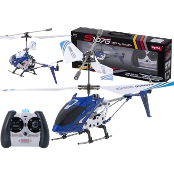 Helikopter zdalnie sterowany na pilota RC SYMA S107G niebieski