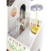 Domek dla lalek drewniany MDF mebelki 122cm XXL LED