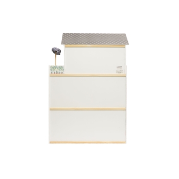 Domek dla lalek drewniany MDF mebelki 122cm XXL LED