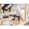 Domek dla lalek drewniany LULILO FLORO boho LED 78cm