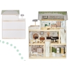 Domek dla lalek drewniany LULILO FLORO boho LED 78cm