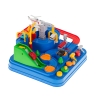 Tor przeszkód interaktywny samochodowy wyścigi parking 4 pojazdy auto autobus radiowóz wóz strażacki helikopter 24x24cm XL