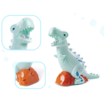Tor zjeżdżalnia wyścig dinozaurów tor dinozaur ruchome schody światła dźwięk