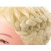 Główka głowa treningowa fryzjerska naturalne włosy blond