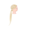 Główka głowa treningowa fryzjerska naturalne włosy blond