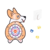 Tarcza Dart z rzutkami piłkami na rzep celowanie rzut do celu corgi