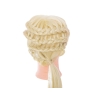 Główka głowa treningowa fryzjerska naturalne włosy blond