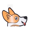 Tarcza Dart z rzutkami piłkami na rzep celowanie rzut do celu corgi