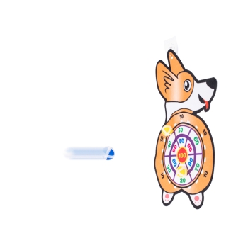 Tarcza Dart z rzutkami piłkami na rzep celowanie rzut do celu corgi