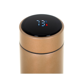 Kubek bidon termiczny termos smart LED 500ml złoty