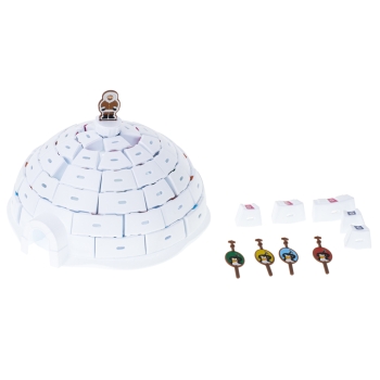 Gra zręcznościowa zbuduj igloo pingwiny