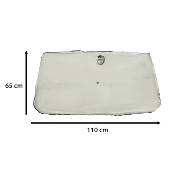 Parasol osłona przeciwsłoneczna na przednią szybę do samochodu auta mata składana UV 65x110cm
