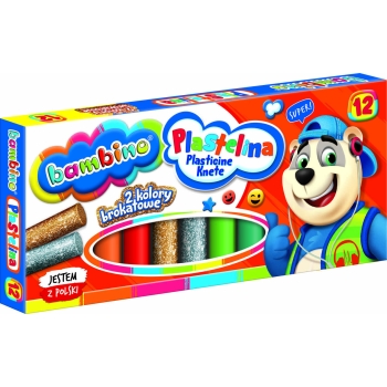 Plastelina Bambino 12 kolorów
