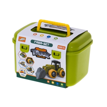 Gospodarstwo rolne farma traktor maszyny rolnicze zwierzęta zagroda owce + śrubokręt