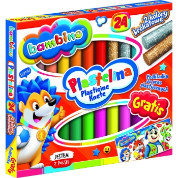 Plastelina Bambino 24 kolory