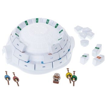 Gra zręcznościowa zbuduj igloo pingwiny