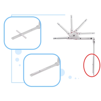 Barierka osłona ochronna do łóżka otwierana 120cm czarna