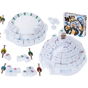Gra zręcznościowa zbuduj igloo pingwiny
