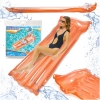 Materac dmuchany plażowy do pływania na basen wodę BESTWAY 44013 pomarańczowy 90kg 183cm