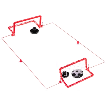Latająca lewitująca piłka nożna krążek cymbergaj hoverball z bramkami
