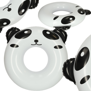 Kółko do pływania koło dmuchane kółko plażowe panda 80cm max 60kg