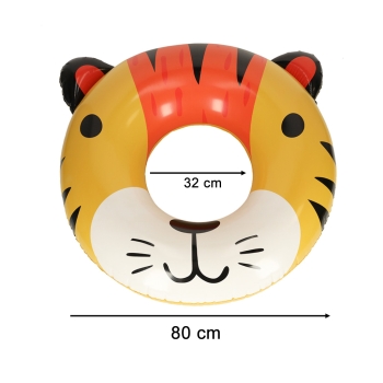 Kółko do pływania koło dmuchane kółko plażowe tygrysek 80cm max 60kg
