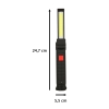 Lampa warsztatowa latarka LED USB 5 trybów składana magnes hak akumulator 1200 mAh 200 lm KAFUWELL