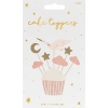 Dekoracje do muffinek babeczek - Bocian 11cm-12cm 7 sztuk