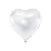 Balon foliowy Serce białe 45cm