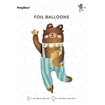 Balon foliowy Miś 55cm x 90cm