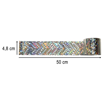 Odstraszacz ptaków taśma odblaskowa odstraszająca ptaki 5cm x 50m 1 sztuka