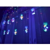 Lampki LED kurtyna kule świąteczne choinkowe 3m 108LED multikolor