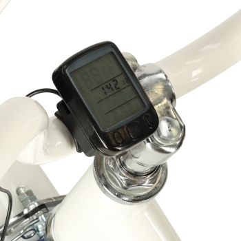 Licznik rowerowy RALLEX wodoodporny przewodowy prędkościomierz podświetlany 25w1 LCD