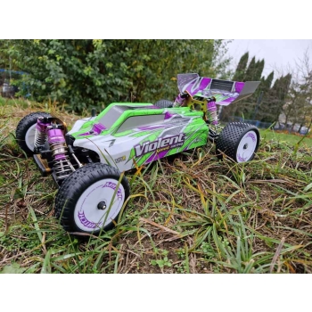 Samochód zdalnie sterowny terenowy wyczynowy WLToys 104002 1:10 4WD 2,4Ghz