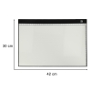 Deska kreślarska tablica tablet graficzny kalka do rysowania podświetlana LED A3