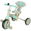 Rowerek trójkołowy TRIKE FIX V4 rower spacerówka rowerek biegowy 6w1 szary niebieski