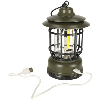 Lampa ogrodowa kempingowa na biwak z uchwytem piknik akumulatorowa USB