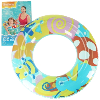 Kółko do pływania koło dmuchane BESTWAY 36013 motylki 56cm