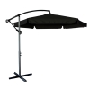 Parasol ogrodowy duży składany z wysięgnikiem 290cm czarny