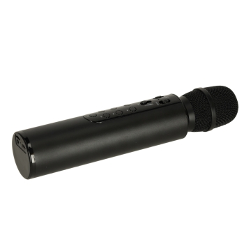 Mikrofon bezprzewodowy karaoke dla dzieci głośnik Bluetooth 2000mAh karta SD USB wysoka jakość czarny