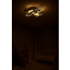 Lampa LED sufitowa plafon do pokoju dziecięcego ściemniana LUMELA + pilot samolot