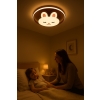Lampa LED sufitowa plafon do pokoju dziecięcego ściemniana LUMELA + pilot króliczek