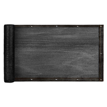 Osłona balkonowa LUARO mata maskująca siatka cieniująca na balkon taras 150g/m2 105x700cm UV + Trytytki